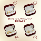 BOX ANILLOS DE PROMESA | BAÑO ORO 18K