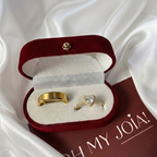 BOX ANILLOS DE PROMESA | BAÑO ORO 18K