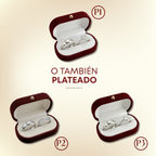 BOX ANILLOS DE PROMESA | BAÑO ORO 18K