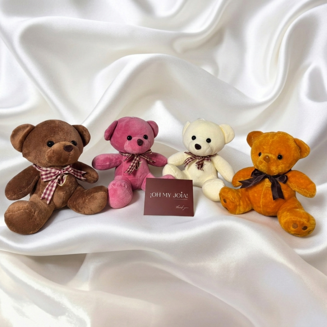BOX SCENCIA | BAÑO ORO 18K (Collar+oso)