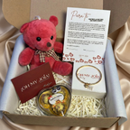 BOX AMOR REAL | BAÑO ORO 18K (Brazalete + Oso)