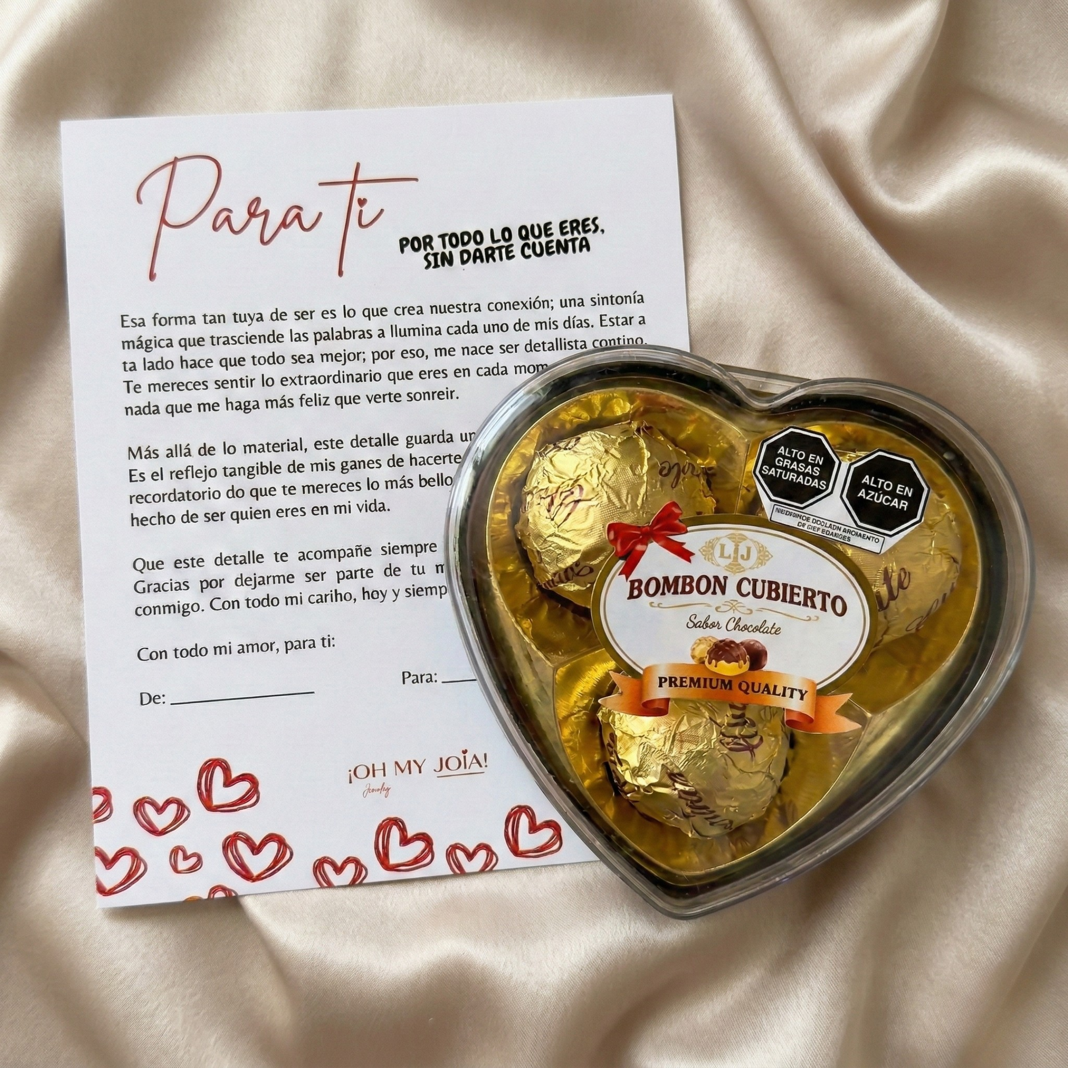 BOX AMOR REAL | BAÑO ORO 18K (Brazalete + Oso)